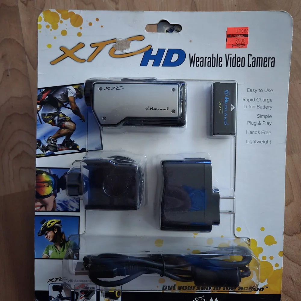 Midland XTC HD Wearable Video Camera - Silver